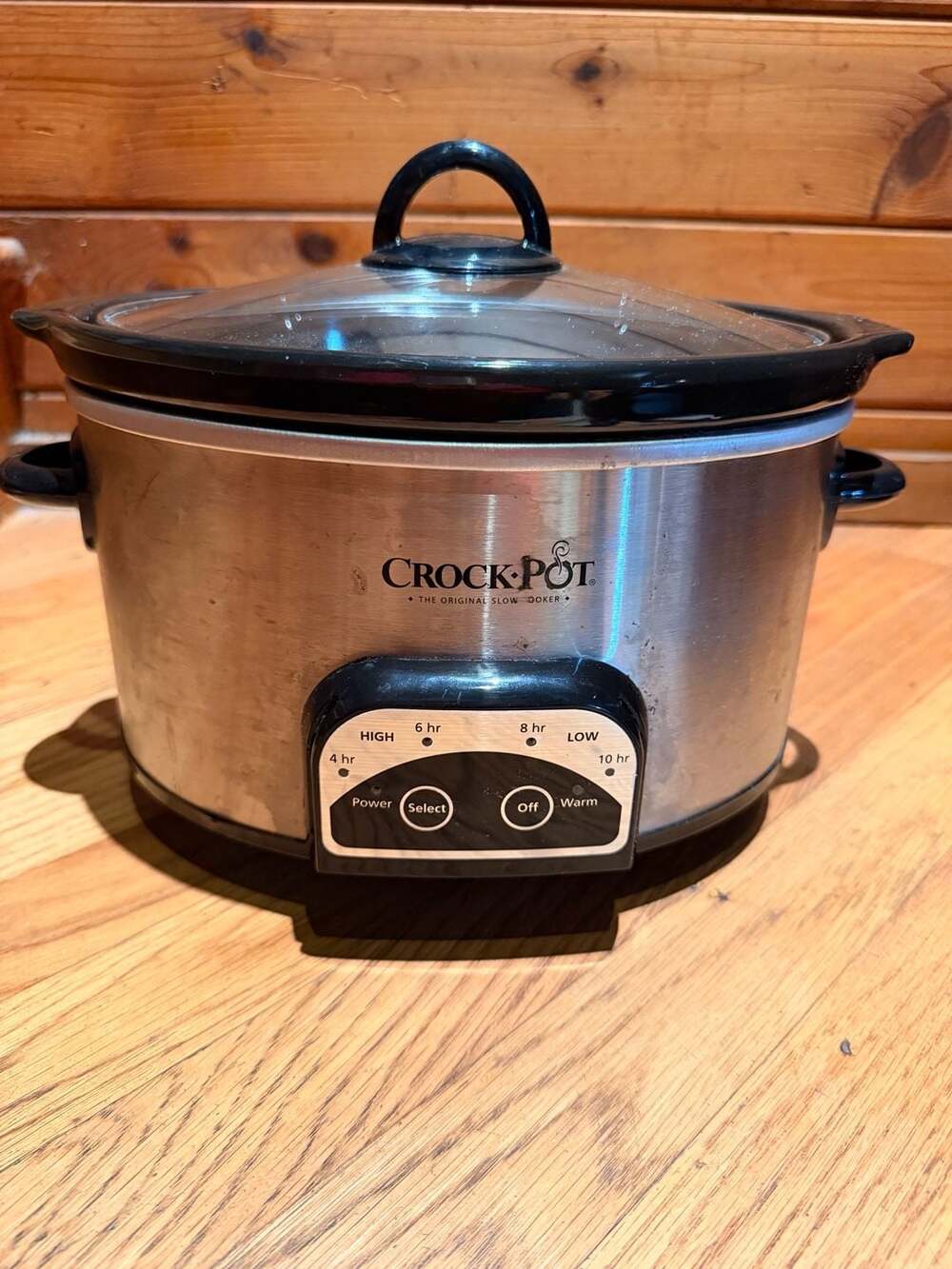 Crock-Pot Stainless Steel Programmable Slow Cooker with Digital Timer